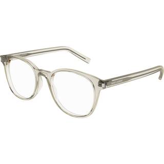 SAINT LAURENT Unisex SL 523 003 Optiske stel Acetat Beige Rund