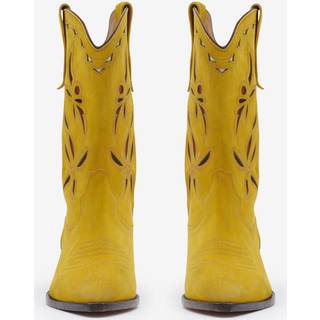 Isabel Marant Duerto suede ankle boots - yellow - EU 39