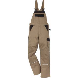 Kansas 100806 Icon Overalls / Arbejdsoveralls Khaki/Sort C152