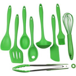 Chef Craft Premium Silicone Kitchen Tool og redskab 9 stykke s?t gr?nt
