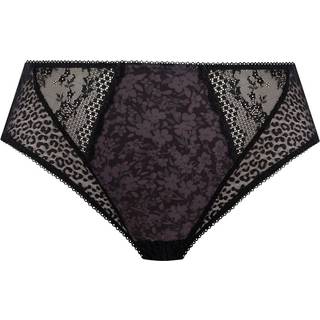 Elomi Lucie High Leg Brief - Black - Large