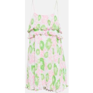 Ganni Floral georgette minidress - multicoloured - XL+