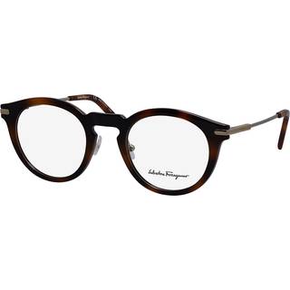 Ferragamo Unisex SF2906 240 Optiske stel Acetat Havana Rund