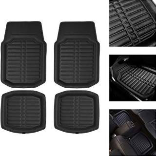 FH Group Universal Fit for All Weather Protection Deep Tray Style Automotive Floor Mats Passer til de fleste biler SUV'er og lastbiler 4 Stykke S