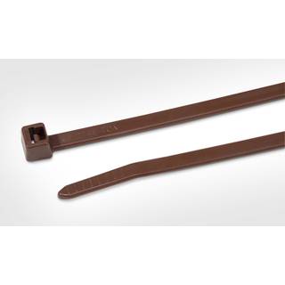 Hellermann Tyton 111-01122 Kabelbindere Polyamid, pakke med 100 200 x 4,6 mm, brun