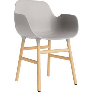Form Armchair Wood - Normann Copenhagen - Warm Grey