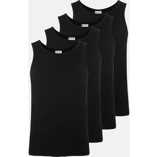 Tanktop 4-pak | 100% økologisk bomuld | Sort