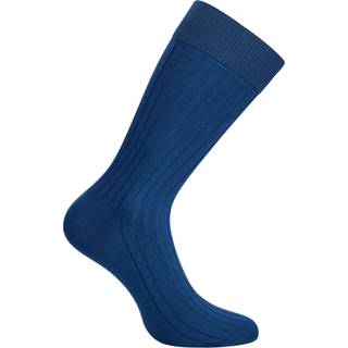 Egtved bambussokker med rib, navy, str. 40-45