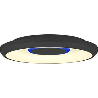 Lindby Smart Lynden LED-loftslampe Ø 38 cm sort RGB Tuya