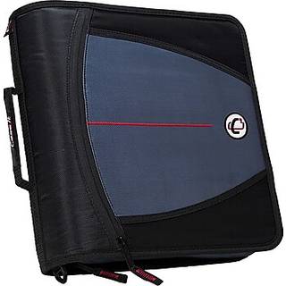 Case-it m?gtig lynl?s fane lynl?s bindemiddel 3 """" O-ring med 5-farvede faner, der udvider filmappe og skulderrem og h?ndterer D-146- jet sort
