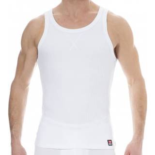 Diesel Rib Cotton Tank Top - White
