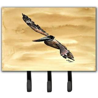 """" Caroline's Treasures 8157th68 Flying Brown Pelican Leash eller Key Holder Large Multicolor """"