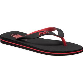 Polo Ralph Lauren Herren Zehensandalen schwarz Gummi