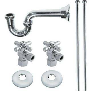 Kingston Brass KPK101P VVS -leveranssatser Combo 1/2 """" IPS Inlet 3/8 """" Comp Oulet