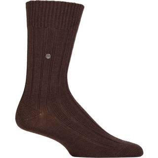 Burlington Herren Socken braun Schur-Wolle unifarben