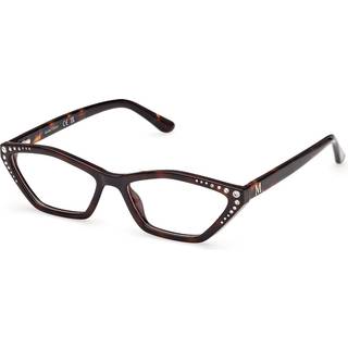 Guess GM50002 052 54 Briller Kvinder Tortoiseshell - Dark Tortoise with Gems - 54mm