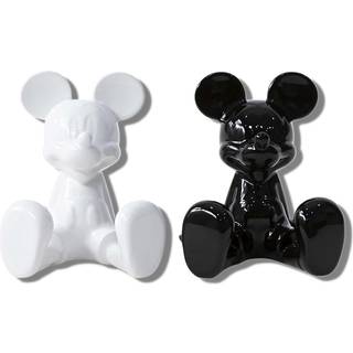 Jerry Leigh sidder Mickey Mouse sort og hvidt salt og peber ryster satte s?de Disney Ceramic Shakers k?kken tilbeh?r og indretning p? 2