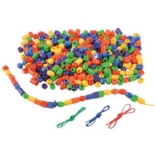 Farverige trådperler