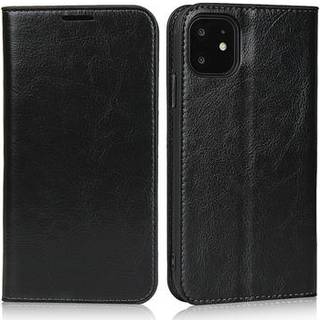 iPhone 11 Læderpung med Stativ - Sort