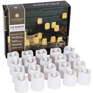 20 pak små LED bloklys
