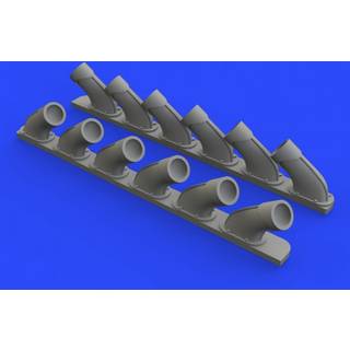 Spitfire Mk.XIV exhaust stacks f.Airfix