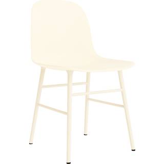 Normann Copenhagen Form Spisebordsstol Crème/Stål