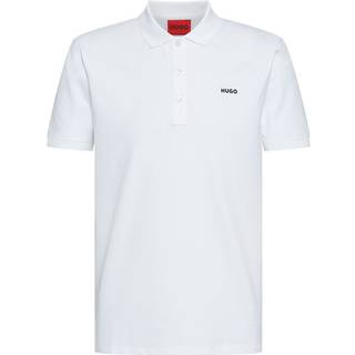 HUGO Herren Polo-Shirt weiß Slim Fit