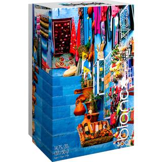 Buffalo Games - Delafuente - Blue City of Marokko - 300 stykket puslespil til voksne, der udfordrer puslespil perfekt til spilaftener - F?rdig pu