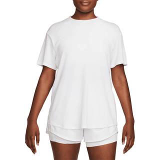Kortærmet Nike One Relaxed Dri-FIT-trøje til kvinder - hvid - M (EU 40-42)