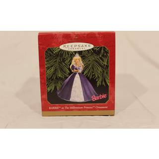 1999 Millennium Princess Barbie Hallmark keepsake ornament