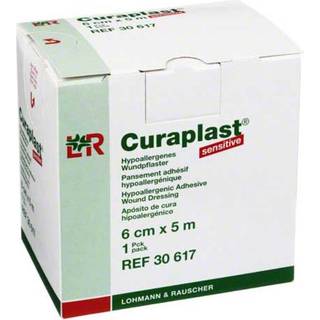 Sårplaster, Curaplast, 5m x 6cm, beige, usteril, 1 stk, Sårbehandling,
