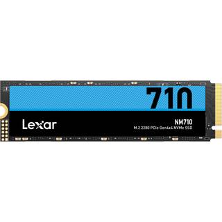 Lexar NM710 SSD 500GB PCIe Gen4 NVME M.2 2280 Internt solid state drev op til 5000 MB/s (LNM710X500G-RNNNU)