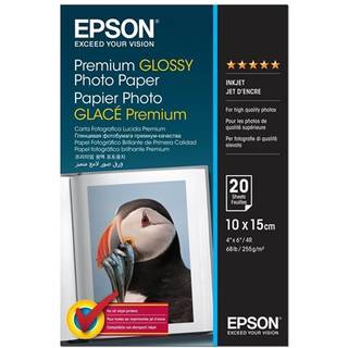 Epson Premium Glossy Photo Paper 255g/m² - 10x15cm - 20 ark