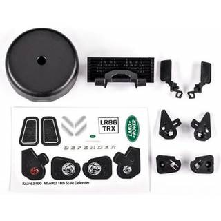 Traxxas 9720 Grille, Mirrors, Decal Sheet Defender TRX-4M