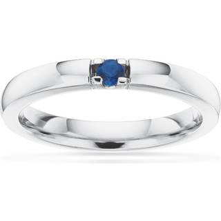 Scrouples Grace 14 Karat Hvidguld Ring med Safir 7216,1S