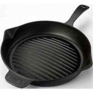 Grillpande, støbejern, 28 cm - LAVA mærke