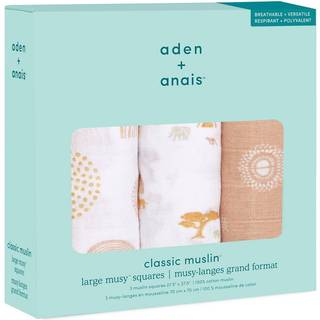 Aden + Anais aden + anais Keep Rising 100% Cotton Muslin Squares 3 Pack