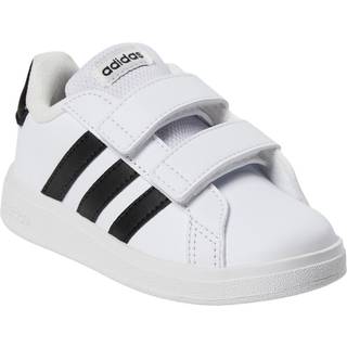 Grand Court Lifestyle Hook and Loop sko - Cloud White / Core Black / Core Black - 19