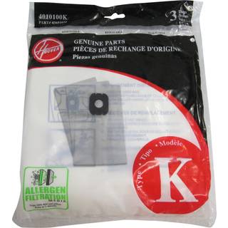 Hoover 3 Pack Style K Allergen filtrering Vakuumposer