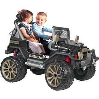 Peg Perego Gaucho XP Terrænbil - sort elbil 24V med plads til 2 børn
