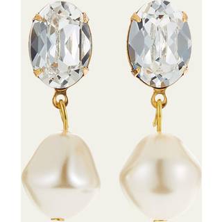 Jennifer Behr Tunis embellished drop earrings - silver - One Size