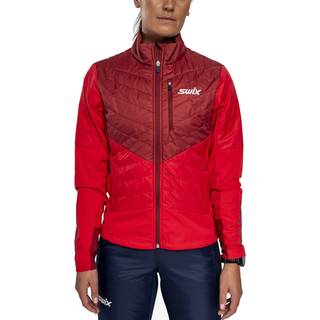Swix Women's Nordic Hybrid Insulated Jacket Langrendsjakke Damer størrelse S farve rød