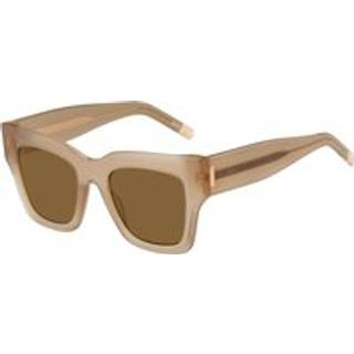 Solbriller i opal bio-acetat med signatur-hardware