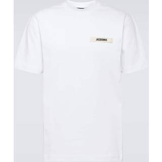 Jacquemus Le T-shirt Gros Grain cotton T-shirt - white - EU 54