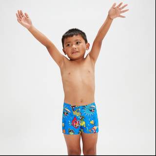 Infant Boys' Learn To Swim Aquashorts Blue/Yellow