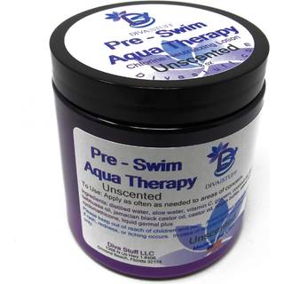 Diva grejer pre -swim aqua terapi klor neutraliserande kropp fuktgivande lotion för simmare skyddar huden från klor & saltvatten 8 oz - tillverka