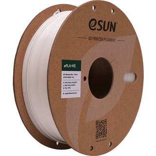 eSUN ePLA+ HS - 1.75 mm - 1 kg hvid (høj hastighed