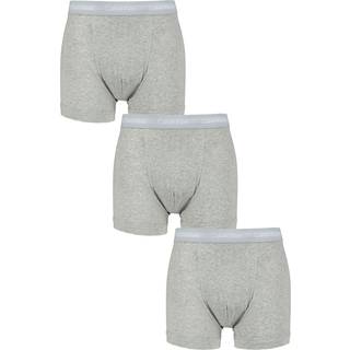 3 Pack Trunks - Cotton Stretch - Grey - XS