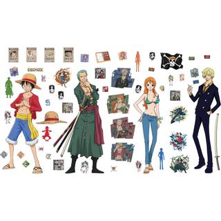 V?relseskammerater RMK5438SCS One Piece Straw Hat Crew Wall Decal Brown