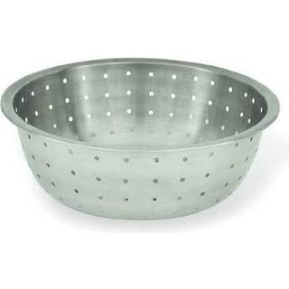 Winco rustfrit st?l kinesisk d?rslag med 5 mm huller 15-tommer diameter medium rustfrit st?l